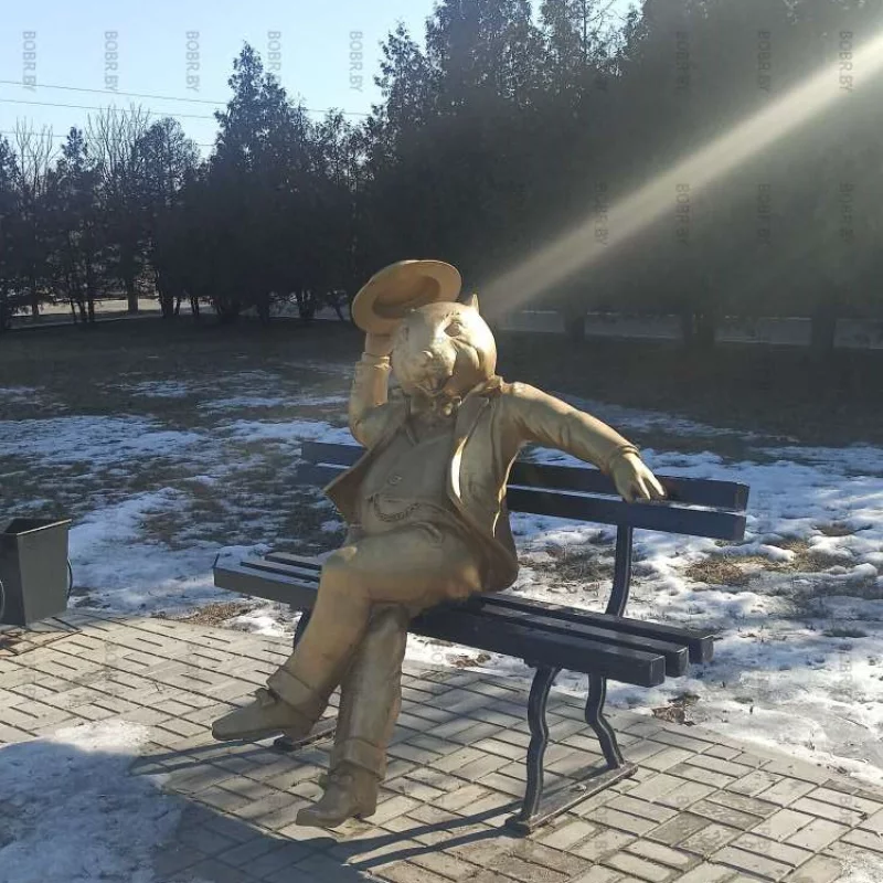 Внимание-внимание! Самое богатое предприятие города и самый шикарный бобер найден! Агромаш молодец!