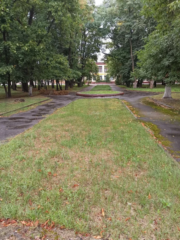 Прекрасные клумбы Бобруйска, без цветов. Ул. Минская