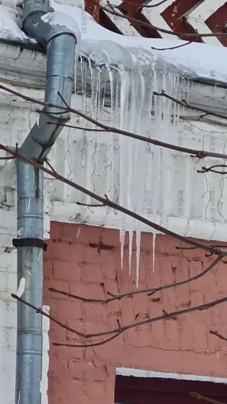 Ждут пока сосульки упадут прохожим на голову