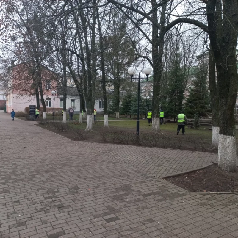 9 дворников на одном участке.
вот она рационализация