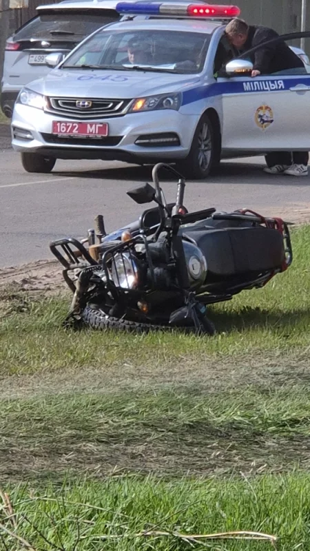 Авария с участием мотоциклиста