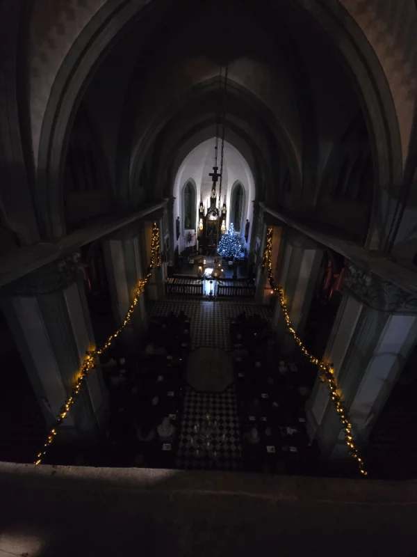 Рождественская служба в костёлеле города Бобруйска