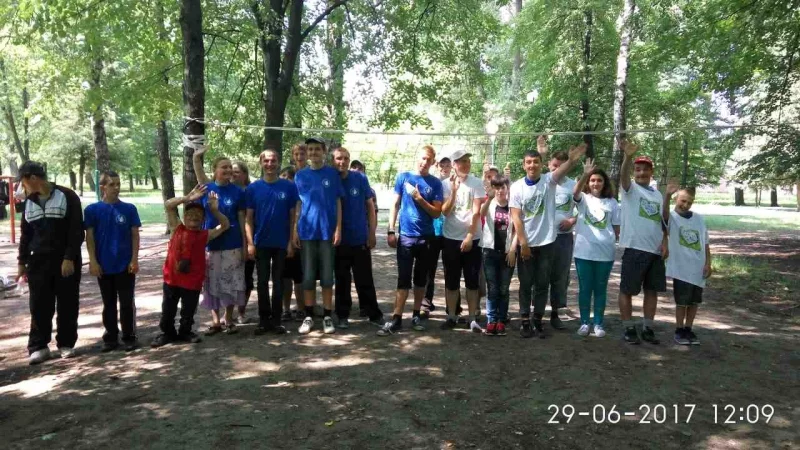 Соревнования по пионерболу среди молодых инвалидов ТЦСОН