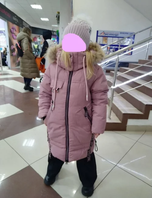 Куртка зимняя для девочки рост 140см