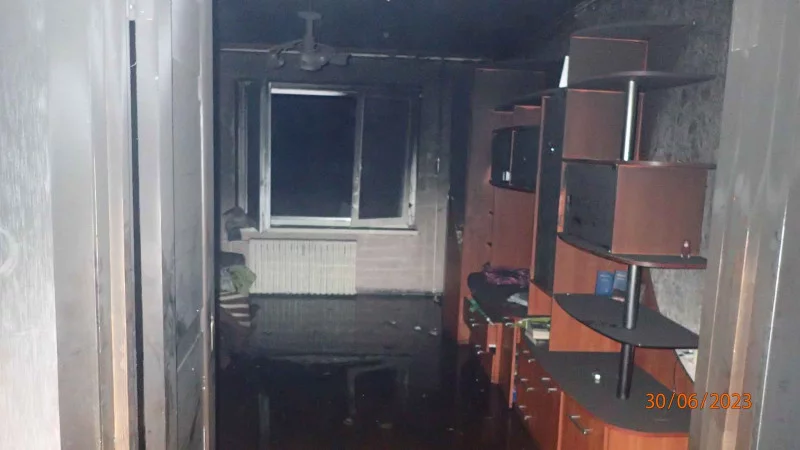 Пожар в квартире по улице Гоголя