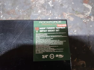 Набор 12-ти гранных ударных головок Rockforce 3/4 86р