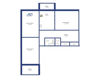 3-к квартира, по ул. Кирова 25А