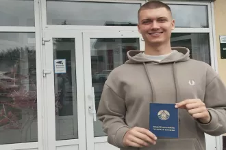 Молодой мастер леса Ярослав Соколовский пополнил коллектив Бобруйского лесхоза