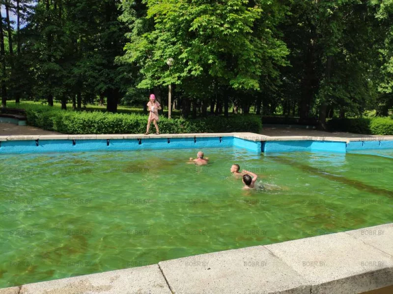 Бассейн во взрослом парке 