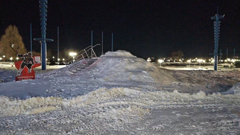 Горка возле Ледового снова открыта