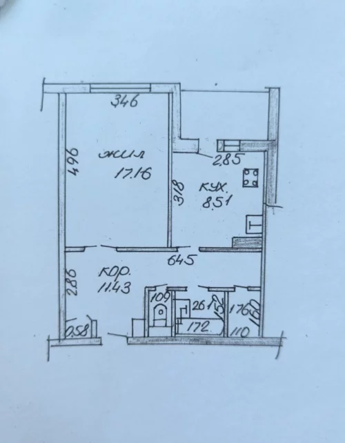 Однокомнатная квартира на б-ре Приберезинском, д. 31
