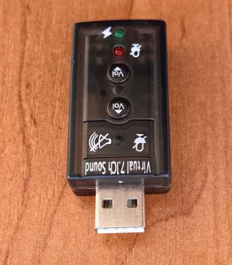 Внешняя USB звуковая карта