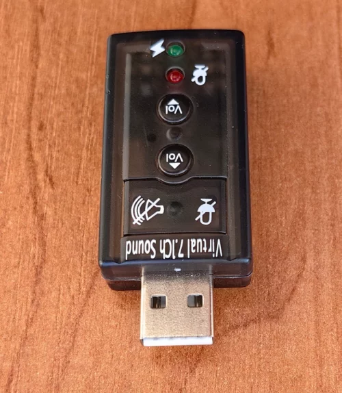 Внешняя USB звуковая карта