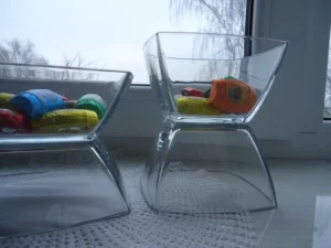 Салатницы, формы стекланные Pasabahce, 4 шт., новые