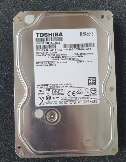 Жесткий диск 500Гб