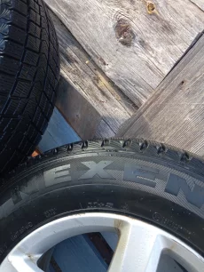 Зимняя резина на литых дисках