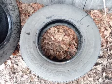 Пара уставших покрышек Бел 77 размер 225/70/R15С