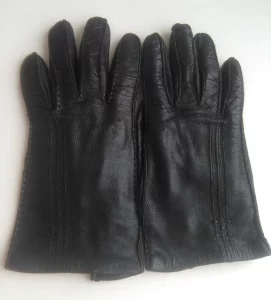 Перчатки без подкладки, на короткие пальцы, натуральная кожа