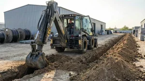 Экскаватор Погрузчик с Оператором - Траншеи, Котлованы, Планировка