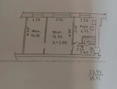 Двухкомнатная квартира на ул. Орловского, д.24