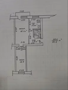 Двухкомнатная квартира на ул. Интернациональная, д.22