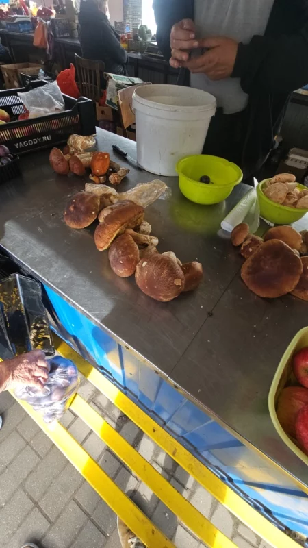 Боровики на рынке