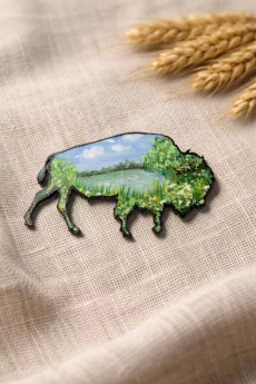 Магнит, ручная роспись