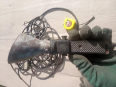 переноска автомобильная 11, 4 метра под автолампу 12-24В, СССР.