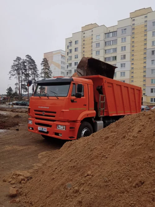 Аренда самосвала 20 тонн ( гпс/песок) 550 р