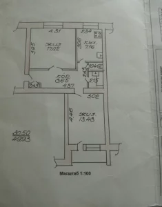 2-комнаtную квартиру в центре