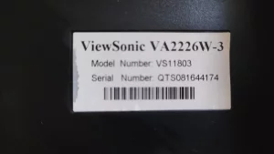 Монитор для студентов и офиса ViewSonic VA2226W-3
