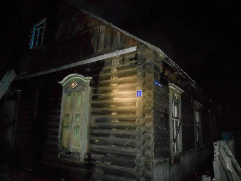 На переулке Дальнем горел дом