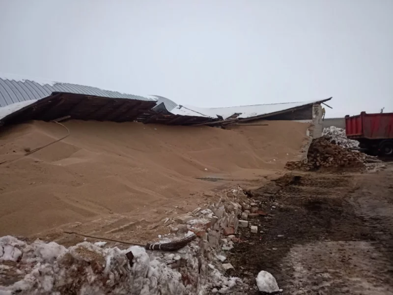 В Могилевской области из-за снега обрушились кровли трех зданий