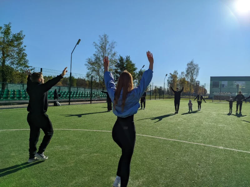 На базе "Бобруйскагромаш" прошло спортивное мероприятие #СуперПАПА