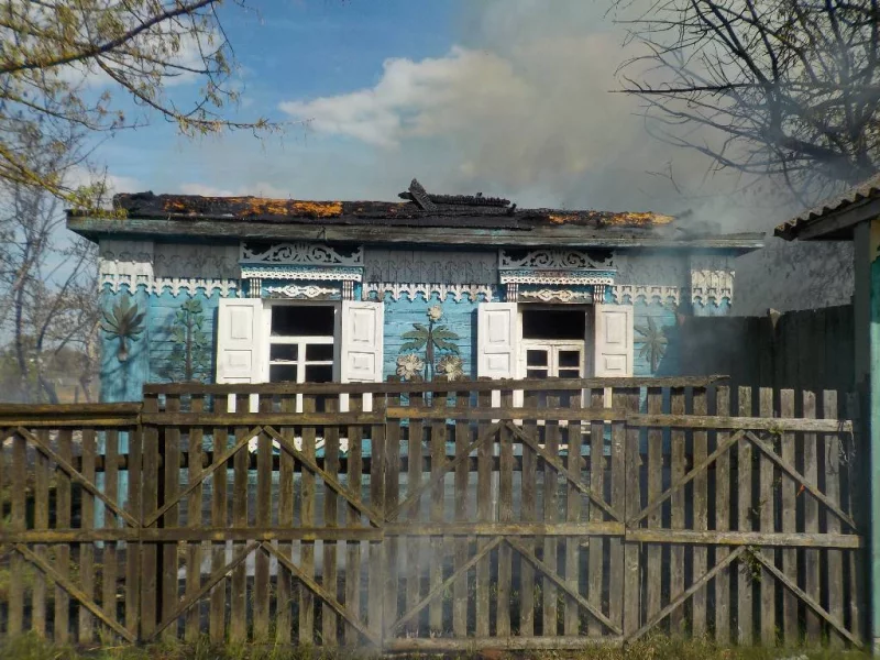 В воскресенье в деревне Стасевка горел дом