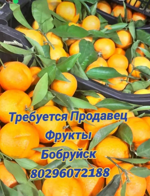 Продавец Фрукты