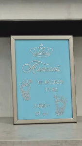 Подарочные метрики новорожденных