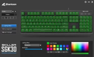 Геймерская механичеcкая клaвиатура Shаrkoon Skiller SGK30