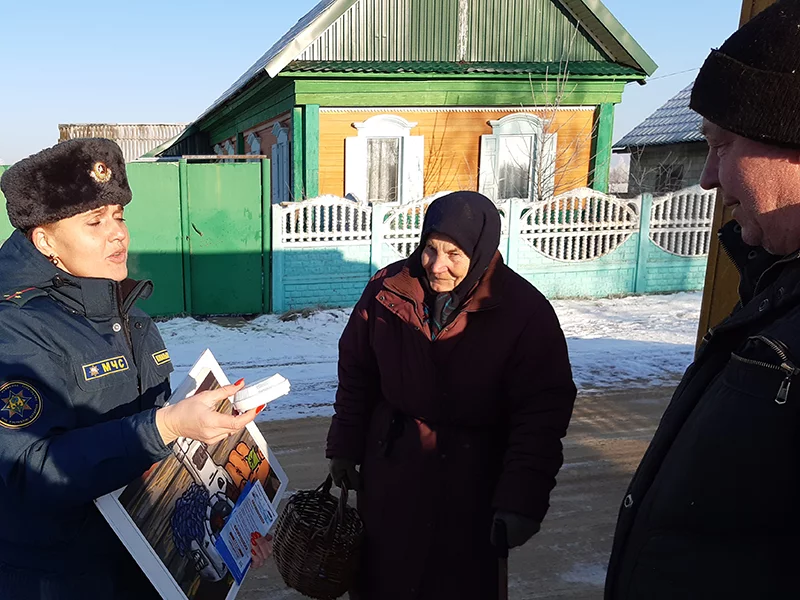 Акция «Безопасный новый год» проходит в Бобруйском районе