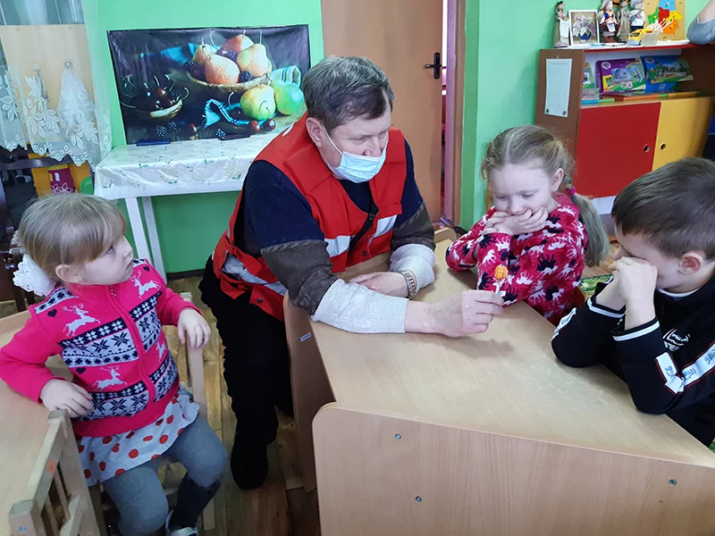 Детская безопасность на первом месте. В Бобруйской Гимназия №3 прошел урок безопасности.
