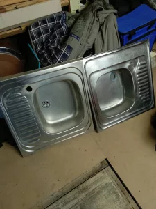 Мойка кухонная 60x60 накладная, нерж. сталь 0, 7мм