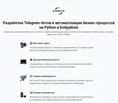 Разработчик веб-сервисов / Специалист по автоматизации процессов