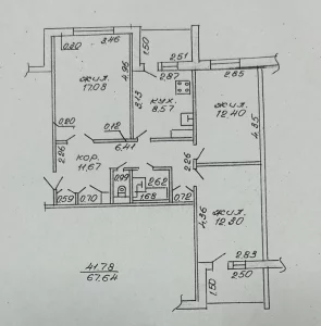 3-комнатная квартира новой планировки