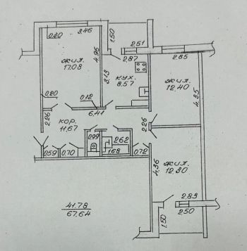 3-комнатная квартира новой планировки