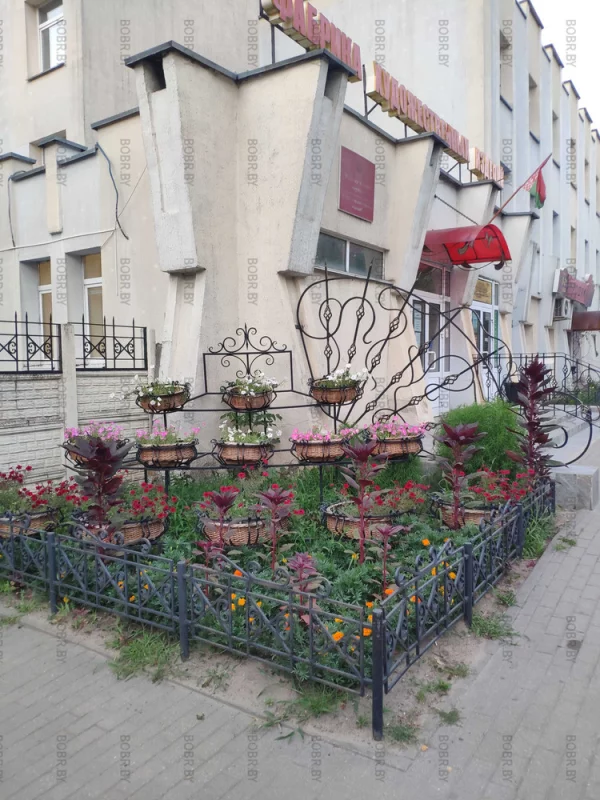 Красивая клумба в Бобруйске, едва ли не единственная...