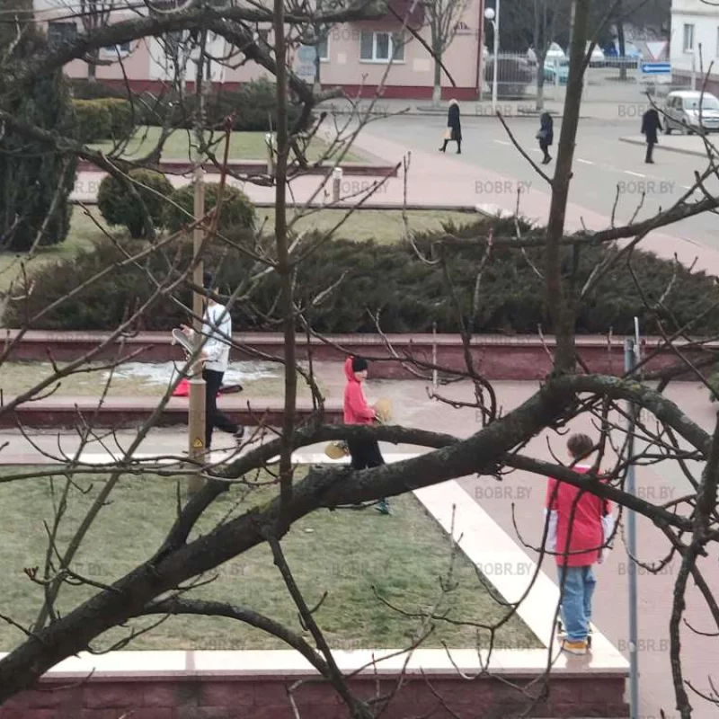 Весна приходит! Скейтеры уже тренируются. Молодцы ребята