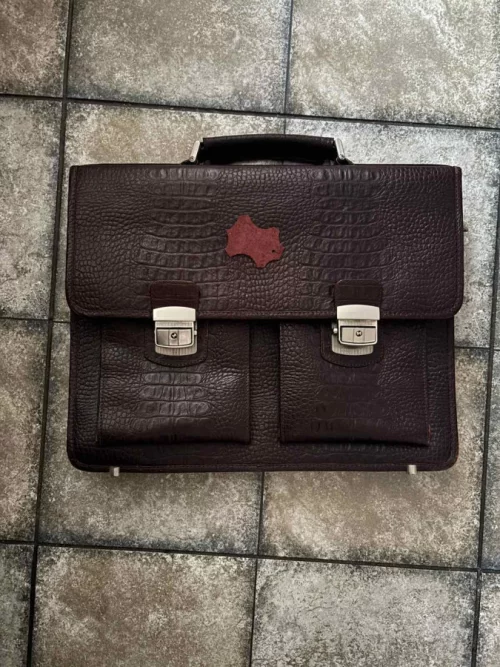 Мужской кожаный портфель