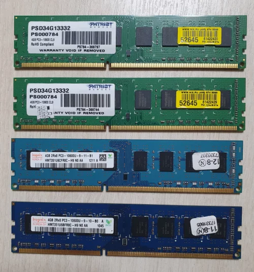Оперативная память DDR3 по 4гб