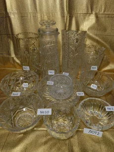 Хрусталь, стекло