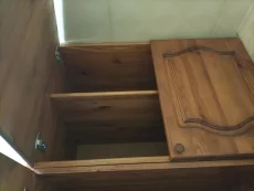 Шкаф и тумба, массив сосны